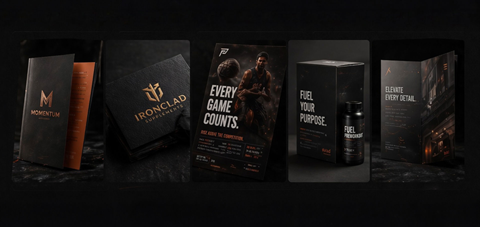 Print design work examples